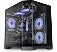 ionz Gaming PC - AMD Ryzen 5 5500, Nvidia RTX 3050, 16GB RAM, 1TB NVMe SSD, Windows 11, 500W 80+ PSU, WiFi, Apex mini, Black
