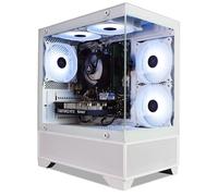 ionz Gaming PC - AMD Ryzen 5 5500, RTX 3050 6GB Graphics Card, 16GB RAM, 500GB SSD, Windows 11, 500W PSU (Aether Mini, White)