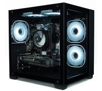 ionz Gaming PC - AMD Ryzen 5 5500, RTX 3050 6GB Graphics Card, 16GB RAM, 500GB SSD, Windows 11, 500W PSU (KZ900 V2, Black)