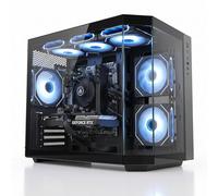 ionz Gaming PC - AMD Ryzen 5 5500, RTX 5050 8GB Graphics Card, 16GB RAM, 1TB SSD, Windows 11, 500W PSU (Apex, Black)