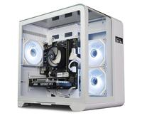 ionz Gaming PC - AMD Ryzen 5 5500, RTX 5050 8GB Graphics Card, 16GB RAM, 1TB SSD, Windows 11, 500W PSU (CURVE MATX, White)