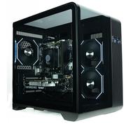 ionz Gaming PC - AMD Ryzen 5 5500, RTX 5050 8GB Graphics Card, 16GB RAM, 1TB SSD, Windows 11, 500W PSU (CURVE MATX, Black)