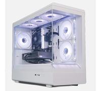 ionz Gaming PC - AMD Ryzen 5 5500, RTX 5060 8GB Graphics Card, 16GB RAM, 1TB Nvme SSD, Windows 11, 500W 80+ PSU, WiFi - Aether Neo | White