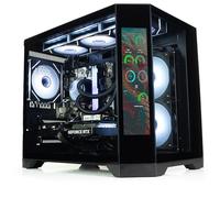 ionz Gaming PC - AMD Ryzen 5 5500, RTX 5060 8GB Graphics Card, 16GB RAM, 1TB SSD, Windows 11, 500W 80+ PSU, WiFi Apex Vision M, Black