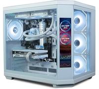 ionz Gaming PC - Desktop Computer, AMD Ryzen 5 5500 CPU, NVIDIA RTX 5060, 16GB RAM, 1TB NVMe SSD, AIO Cooler, 650w 80+ PSU, Windows 11, WiFi | (Apex Vision, White)