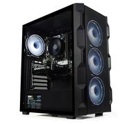 ionz Gaming PC Desktop Computer, AMD Ryzen 5 5700X, NVIDIA RTX 5060 Ti, 16GB DDR4 RAM, 1TB NVMe SSD, Windows 11 (N30, Black)