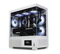 ionz Gaming PC - Desktop Computer, AMD Ryzen 7 5700X, NVIDIA RTX 5060,16GB RAM 1TB NVMe SSD, 360 mm AIO Cooler, Windows 11, 500W 80+ PSU, WiFi, Aether Vision, White