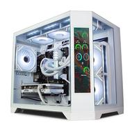 ionz Gaming PC - Desktop Computer | Intel i5-12400F | Nvidia RTX 4060 | 16GB RGB RAM | 1TB NVMe SSD - 240MM AIO | 500W 80+ PSU - WIFI | Windows 11 | (Apex Vision, White)