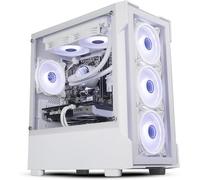ionz Gaming PC - Desktop Computer, Intel i5-12400F, Nvidia RTX 5060, 16GB RAM, 1TB NVMe SSD, Windows 11, 600W 80+ PSU, LED Display, USB WiFi, Tornado, White
