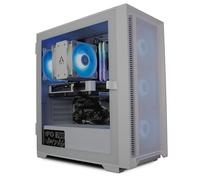 ionz Gaming PC - Desktop Computer, Ryzen 5 5600, NVIDIA RTX 5060, 16GB RAM, 1TB NVMe SSD, 120mm Air Cooler, Windows 11, 650W 80+ PSU, WiFi, White - KZ22