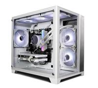 ionz Gaming PC - Desktop Computer, Ryzen 5 5600, NVIDIA RTX 5060,16GB RGB RAM, 1TB NVMe SSD, 240mm AIO Liquid Cooling, Windows 11, 600W 80+ PSU, WiFi, White - KZ-900