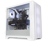 ionz Gaming PC - Desktop Computer, Ryzen 7 5700X, Radeon RX9060 XT, 16GB RAM, 1TB NVMe SSD, 120mm AIO, Windows 11, 650W 80+ PSU, WiFi, GE336F, White