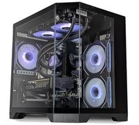 ionz Gaming PC - Desktop Computer, Ryzen 7 5800X, NVIDIA RTX 5060 Ti, 16GB RAM, 240mm AIO Liquid Cooler, 1TB NVMe SSD, 650W 80+ PSU, WiFi, Windows 11, Apex Mini Black