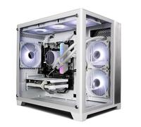 ionz Gaming PC - Desktop Computer, Ryzen 7 5800X, Radeon RX 9070, 16GB RAM, 1TB NVMe SSD, 240mm AIO, Windows 11, 600W 80+ PSU, USB WiFi, Dynamic Compact, White