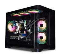 ionz Gaming PC - Desktop Computer, Ryzen 7 7800X3D, Radeon RX 9070 XT,32GB RAM 2TB NVMe SSD, 240mm AIO Liquid Cooling, Windows 11, 800W 80+ PSU, WiFi, FLOW, Black