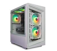 ionz Gaming PC - Desktop PC, RYZEN 5 4500 CPU, AMD RTX 3050 GPU, 16GB RAM, 500GB SSD, 500W 80+ PSU, WiFi - Windows 11, White - G1
