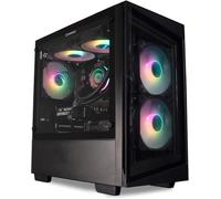 ionz Gaming PC - Desktop PC, RYZEN 5 5600, RTX 5060 Ti, 16GB RAM, 1TB SSD, 240mm AIO, 650W 80+ PSU, USB, WiFi - Windows 11, Black - G1