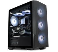 ionz Gaming PC - MSI PBM, Ryzen 7 5800X, NVIDIA RTX 5060 Ti, 16GB DDR4 RAM, 240mm AIO, 1TB NVMe SSD, 650W 80+ PSU, WiFi, Windows 11, M100R - Forge | Black