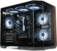 ionz Gaming PC - Ryzen 5 5500, RTX 5050 8GB Graphics Card, 16GB RAM, 1TB NVMe SSD, 120mm AIO, Windows 11, 500W 80+ PSU (Apex Ember, Black)