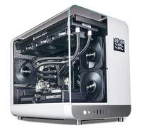 ionz Gaming PC, Ryzen 7 7600X, Nvidia RTX 5070 Ti OC, 32GB DDR5 RAM, 1TB NVMe SSD, 360mm AIO, Windows 11, 850W 80+ PSU, LCD Live Display - Black/White - Aviator