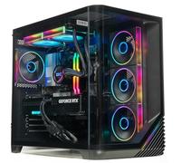 ionz Gaming PC, Ryzen 7 7700X, Nvidia RTX 5070 Ti 16GB OC, 32GB DDR5 RAM, 2TB NVMe SSD, 240MM AIO, Windows 11, 750W 80+ PSU - Venus Flow - Black