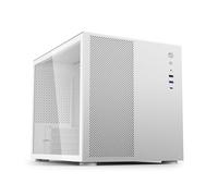 iONZ KZ-33T Mesh Vault - Elite PC Gaming, Office Case, Dual Chamber Mid Tower M/ATX - Front I/O USB Type-C with Anodised Aluminium | Silver