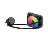 IONZ Watercooler AIO CPU Cooler, Reliable and Affordable All in One Watercooling for desktop PCs, Quiet and Efficient Cooling, AMD and Intel Support with ARGB Fans (Black, 120 mm) Bulk Packed