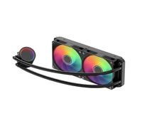 IONZ Watercooler AIO CPU Cooler, Reliable and Affordable All in One Watercooling for desktop PCs, Quiet and Efficient Cooling, AMD and Intel Support with ARGB Fans (Black, 240 mm) Bulk Packed