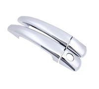 IONZS Car Door Handle Cover for Citroen C4 PICASSO C6 Peugeot 207 308 407,Car Exterior Door Handle Cover Waterproof Anti Scratch Exterior Accessories,A/Electroplating-A/Style 1