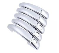 IONZS Car Door Handle Cover for Citroen C4 PICASSO C6 Peugeot 207 308 407,Car Exterior Door Handle Cover Waterproof Anti Scratch Exterior Accessories,A/Electroplating-A/Style 6