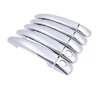 IONZS Car Door Handle Cover for Peugeot 2008 2013-2019,Car Exterior Door Handle Cover Waterproof Anti Scratch Exterior Accessories,A/Electroplated-A/10 pieces 2 holes