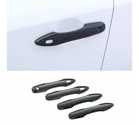 IONZS Car Door Handle Cover for Toyota Prius 50 Series 2018-2022,Car Exterior Door Handle Cover Waterproof Anti Scratch Exterior Accessories, A/Carbon fiber pattern-A/Style 3