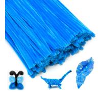 IOOLEEM Dark Blue Pipe Cleaners, Chenille Stems for DIY Crafts and Party Decors, Art and Craft Supplies.