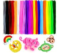 Iooleem Pipe Cleaners for Crafts (1000 x Multi Colored),Chenille Stems, Pipe Cleaners for Crafts, Pipe Cleaner Crafts, Art and Craft Supplies.