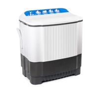 Iorbur 25 lbs Portable Washing Machine, Portable Washer and Dryer, Washing Machine (16 lbs) and Spin (8 lbs) 2 in 1 Twin Tub Washer with Drain Pump
