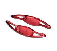 IORQWEW Car Interior Compatible with for TT for RS for Package 2016 2017 2018 2pcs Steering Wheel Gear Shift Paddle Extension Car Steering Wheel Shifter(Red)