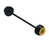 IORQWEW Motorcycle frame sliders Compatible With For Tenere700 2019 2020 2021 2022 2023 2024 Motorcycle Front Rear Wheel Axle Fork Crash Sliders Falling Protector Pad(Yellow,Rear)