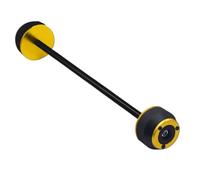 IORQWEW Motorcycle frame sliders For CBR600RR 2009 2010 2011 2012 2013 2014 2015 Motorbike Falling Protector Motorcycle Front Rear Wheel Axle Fork Crash Sliders Pad(Yellow,Rear)