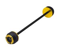 IORQWEW Motorcycle frame sliders For G310RR 2023 2024 2025 Motorbike Modified Parts Front Rear Axle Fork Crash Sliders Cap Motorcycle Wheel Falling Protector Pad(Yellow,Front)