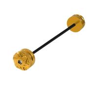 IORQWEW Motorcycle frame sliders For S1000XR 2015 2016 2017 2018 2019 2020 2021 2022 Motorcycle Front Rear Axle Fork Crash Sliders Wheel Falling Protector Pad Motorbike Parts(Yellow,Front)