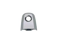 IORQWEW Outside Door Handle Compatible with Mitsubishi for Montero 2008 2009 2010-2015 for L200 for Triton 2005-2015 Chrome Black 1PCS Outer Handle Cap Cover(Chrome,with Hole)