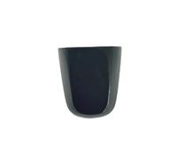 IORQWEW Outside Door Handle Compatible with Mitsubishi for Montero 2008 2009 2010-2015 for L200 for Triton 2005-2015 Chrome Black 1PCS Outer Handle Cap Cover(Black,Without Hole)