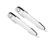 IORQWEW Outside Door Handle Compatible with Mitsubishi for Triton for Ml MN 2006 2007 2008 2009 2010-2015 Accessories Car Front Left Right Outer Door Handle(Chrome,2pc)