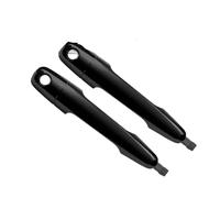IORQWEW Outside Door Handle Compatible with Mitsubishi for Triton for Ml MN 2006 2007 2008 2009 2010-2015 Accessories Car Front Left Right Outer Door Handle(Black,2pc)