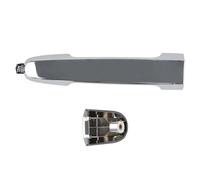 IORQWEW Outside Door Handle Compatible with Toyota for Corolla for Matrix for Yaris 2005 2006 2007 2008 2009 2010-2015 Exterior Outer Door Handle Chrome Car Accessories(Front Without Hole)