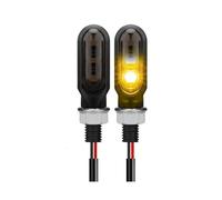 IORQWEW turn signal 2PCS Universals Motorcycle Turn Signals Lights Indicator Blinkers Flashers Amber Color Accessories Motorbike Side Turning Indicators