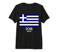 iOS Greece Greek Island Hellas Vacation Souvenir Hellenic Premium T-Shirt