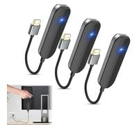 Ios Wireless Hdmi Display Adapter, 4k 1080p Wifi Streaming Receiver Device for Iphone for Ipad, Hd Video Sync, Mirroring to Tv, Not Support compatible with Netflix (3Pcs)