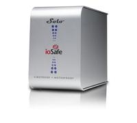 ioSafe Solo 500 GB Fireproof and Waterproof Desktop External Hard Drive with 5 Year Data Recovery Service SL0500GBUSB205YR (Silver)