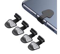 IOSPKKIO® Pack of 4 Type C Port Dust Caps, Dust Caps Phone Type C Anti Dust Charging Port Plug, Protect Your Devices with USB-C Anti-Dust Plug, Anti-Lost Protective Case